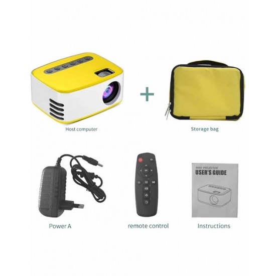 جهاز عرض صغير محمول Mini projector بمواصفات رائعة