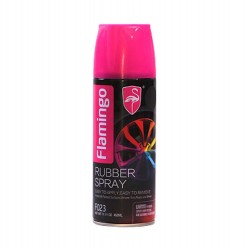 سبراي دهان لاطارات السيارات (flamingo rubber spray)