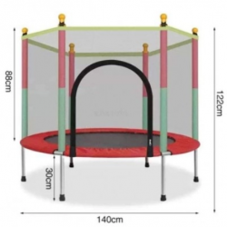 ترامبولين للأطفال مع سياج لحماية الطفل b-2