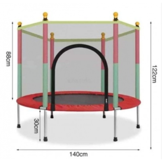 ترامبولين للأطفال مع سياج لحماية الطفل b-2